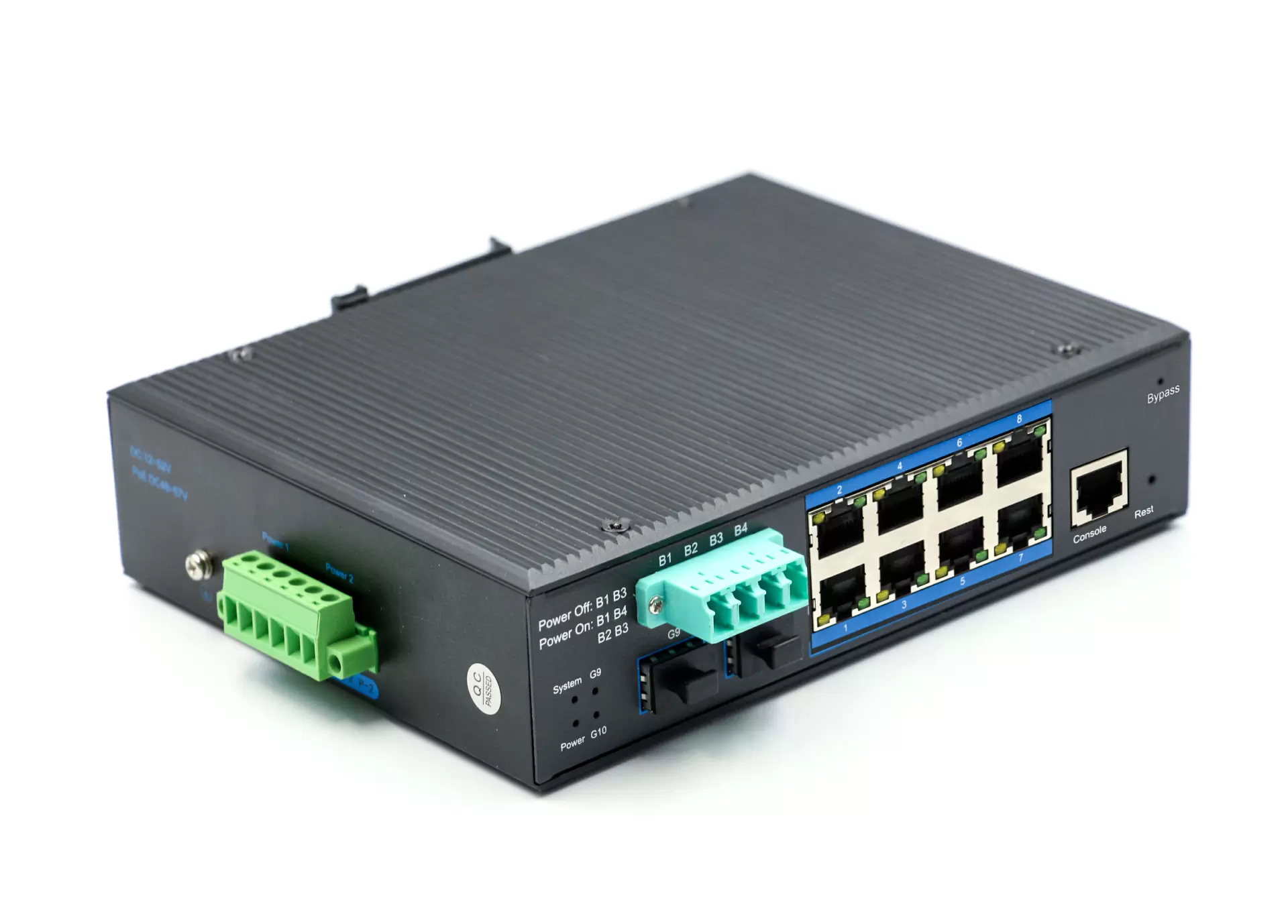 Bypass Industrial switch 4-Port Gigabit+2G SFP (Bypass is compatible with any of our switches) ZX24G-SFP-BP 