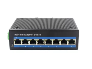 distributior choice OEM Industrial poe switch 8 port 10/100/1000BASE-TX 1-8 port PoE each port 30W o