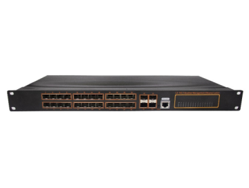 19" rack mounted Rugged 24-Port gigabit SFP optional+ 4-Port 10G SFP L3 Managed Industrial Swit
