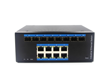 Outdoor alliuminun L2+ Managed Industrial POE Switch