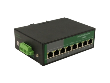 Cost-Effective 8-Port Industrial Ethernet Switch 100Mbps