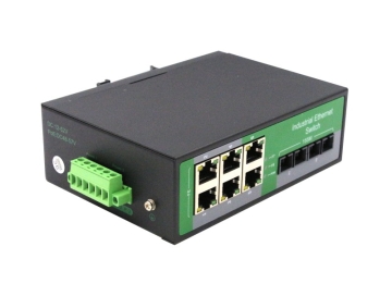 Rugged 8 Port Ethernet + 2 Port SFP Industrial Switch